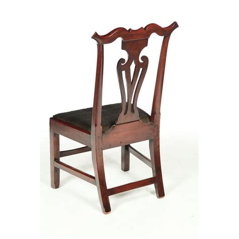 Antique irish walnut chippendale side chair now in stock @ old plank. CHIPPENDALE SIDE CHAIR.