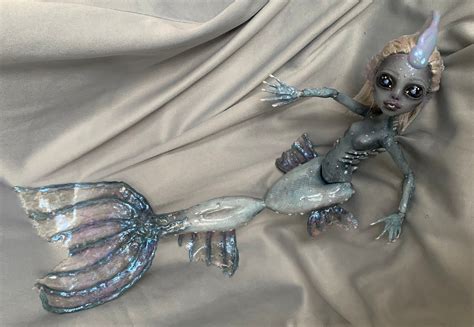 Ooak Mermaid Doll Custom Repaint Monster High Deep Sea Etsy