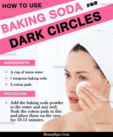 Baking Soda For Dark Circles Remove Dark Circles Dark Circles Under