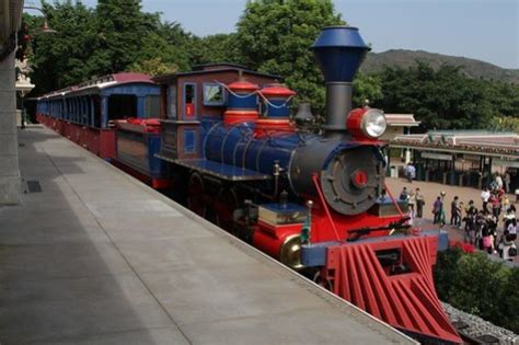 All Aboard The Hong Kong Disneyland Railroad Checkerboard Hill