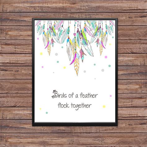 Birds Of A Feather Flock Togetherart By Southernsassart On Etsy