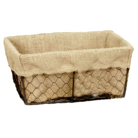 Chicken Wire Basket With Liner Medium At Home