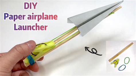 Diy Paper Airplane Launcher Recycling Super Easy And Fun Youtube