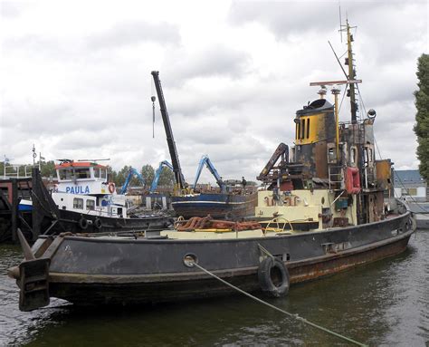 This Dutch Tugboat The Port Of Beyrouth Was Scuttled At Dunkirk In