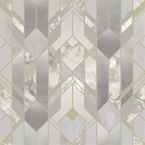 Sample Liquid Marble Geometric Wallpaper Grey Gold 53 X 30cm