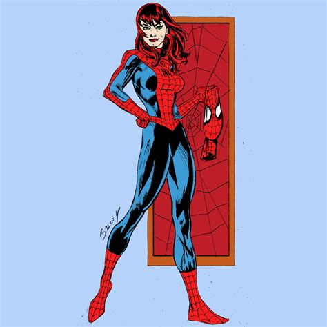 Spidey On Twitter Mary Jane Art By Mark Bagley