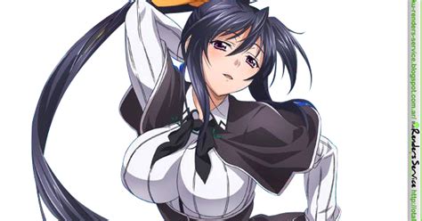 Highschool Dxdhimejima Akeno Hot Seifuku Pose Render Ors Anime Renders