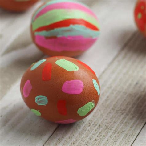 Easy Easter Craft For Toddlers Painted Easter Eggs