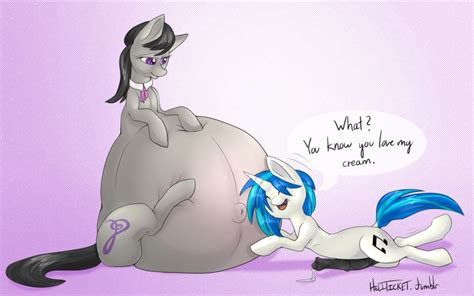 Rule 34 1futa 1girls 2013 Belly Black Hair Blue Hair Bow Tie Cum Cum Inflation Cutie Mark