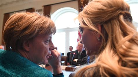 Angela Merkels Powerful Side Eye At Ivanka Trump Is Asking The
