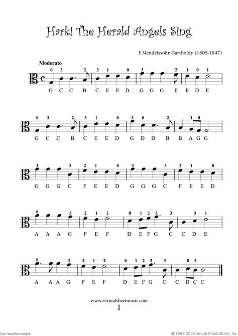 You can decide which of the suggested instruments take each part e.g. Very Easy Christmas Viola Sheet Music Songs, Printable PDF "For Beginners", collection 2 ...