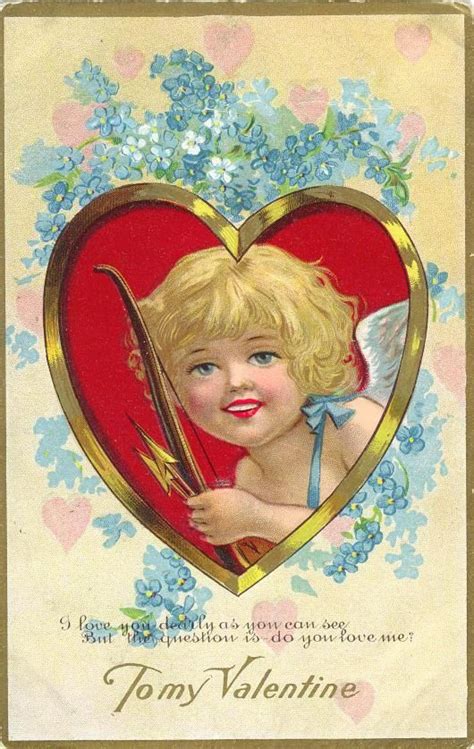 Valentine Greetings With Vintage Valentines Day Postcards Free Downloads