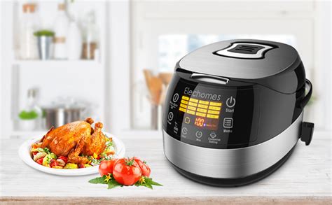 Amazon Com LED Touch Control Multi Function Rice Cooker CR502 Home