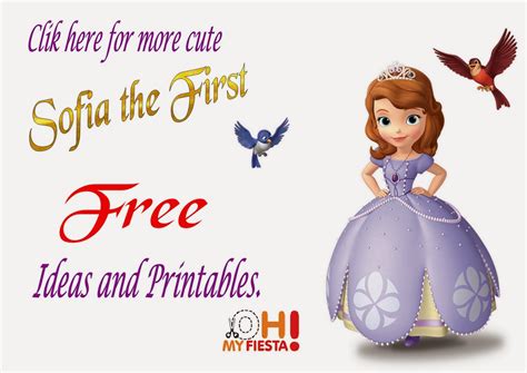 Hey guys are you having a sofia the first birthday party? Sofia the First: Free Printable Party Boxes. | Oh My ...