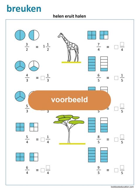 Werkblad Breuken Helen Eruit Halen Breuken Werkbladen Breuken Delen