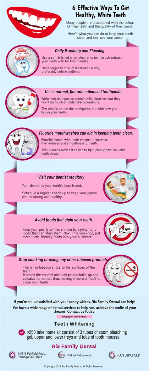 Yeronga Dentist Tips 6 Effective Ways To Get Healthy White Teeth