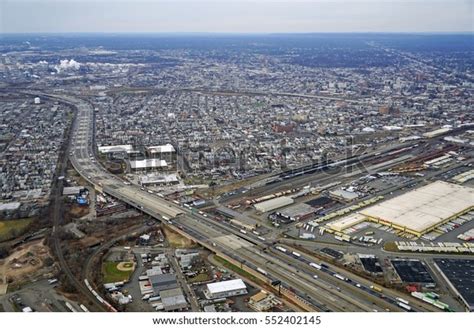 Aerial View New Jersey Turnpike Near Stock Photo Edit Now 552402145
