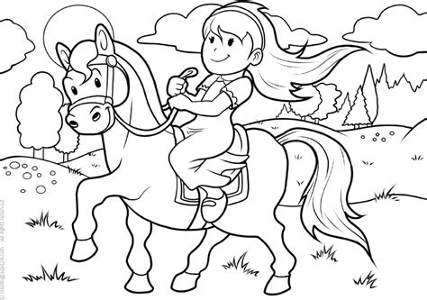 Horses: Coloring Pages & Books - 100% FREE and printable!