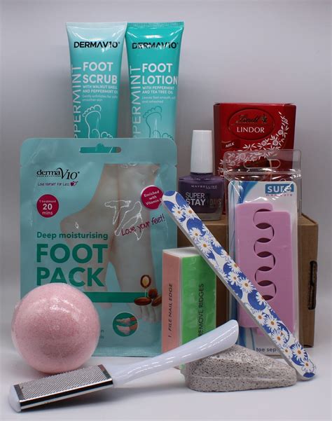 Foot Spa Pamper Hamper T For The Feet Foot Care For Her Etsy