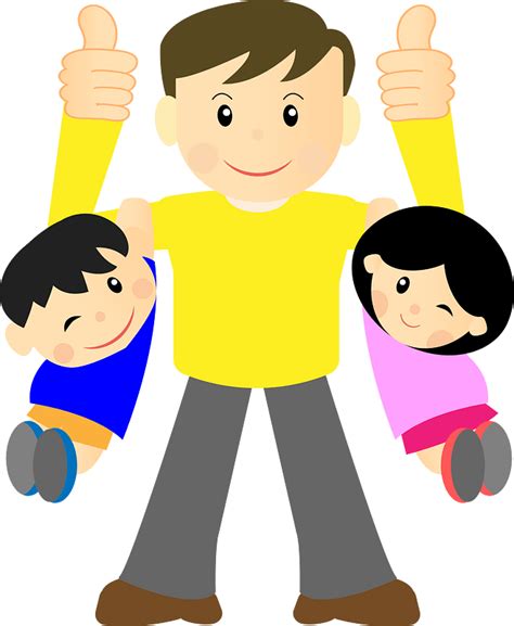 Father And Children Clipart Free Download Transparent Png Creazilla