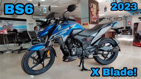 2023 Bs6 Honda X Blade Matte Blue And Grey Edition Complete Detailed