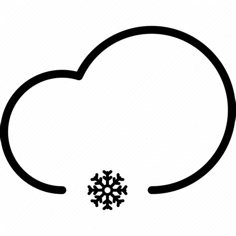 Cloud Cloudy Ice Snow Snowflake Weather Icon Download On Iconfinder