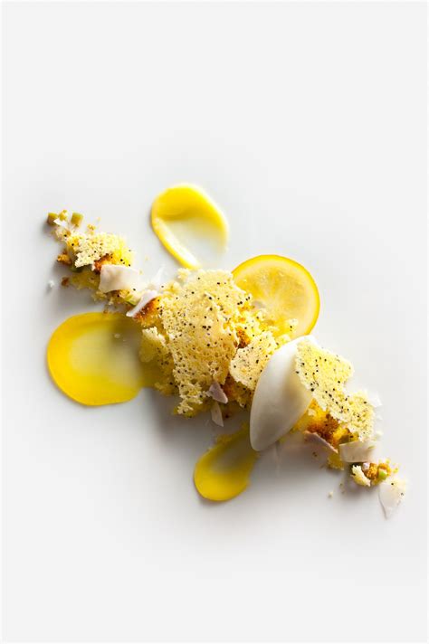 Fine dining doesn't have to be daunting experience. lemon, olive and yogurt #plating #presentation | Food ...