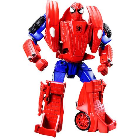 New Image Of Transformers Marvel Crossovers Race Car Spiderman