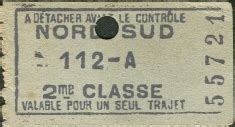 Sprague Thomson com Métro de Paris Tickets de Métro