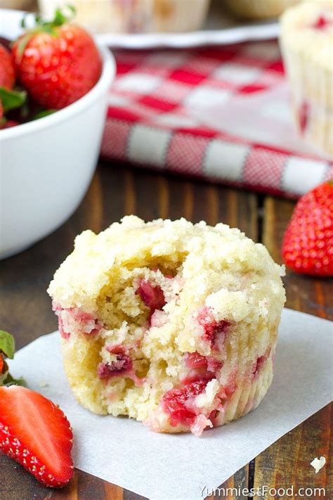 Strawberry Coffee Cake Muffins Recipe Strawberry Coffee Cakes