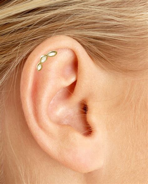 316L Surgical Steel Ear Cartilage Helix Tragus Stud Earring