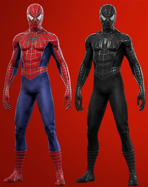 Spider Man Black Suit Symbiote Movie Costume Replica