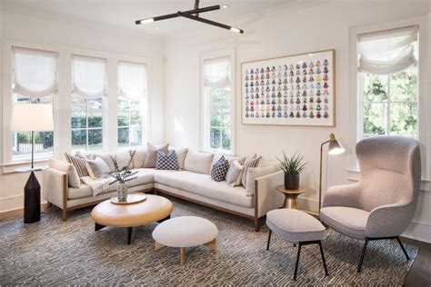 Sunny Living Room With Neutral Furniture Hgtv