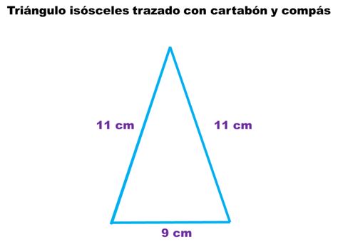 Ejercicios resueltos Construcción de triángulos isósceles Calculo de
