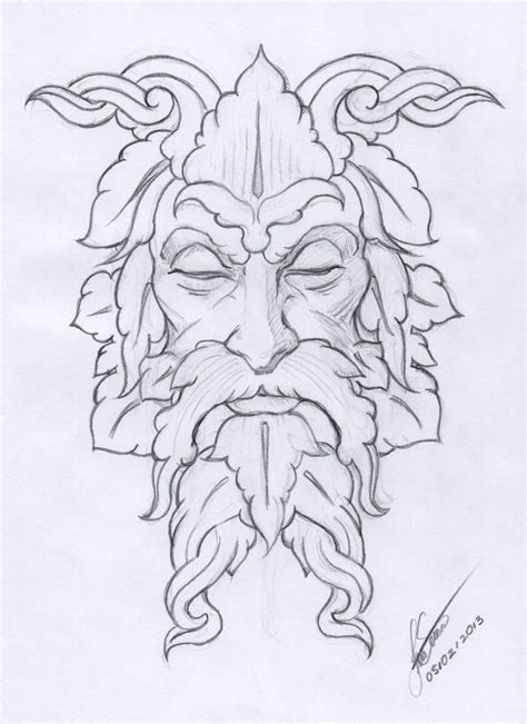 Making Of The Greenman Wood Carving Patterns Pyrography