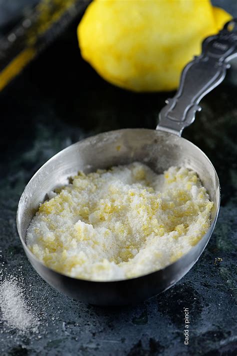 Lemon Sugar Recipe Add A Pinch