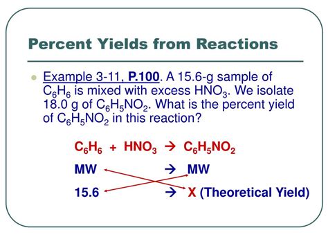 Ppt Percent Yields From Reactions Powerpoint Presentation Free