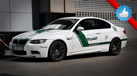 Bmw M3 Dubai Police Car Spotted In Poland 2014 Youtube