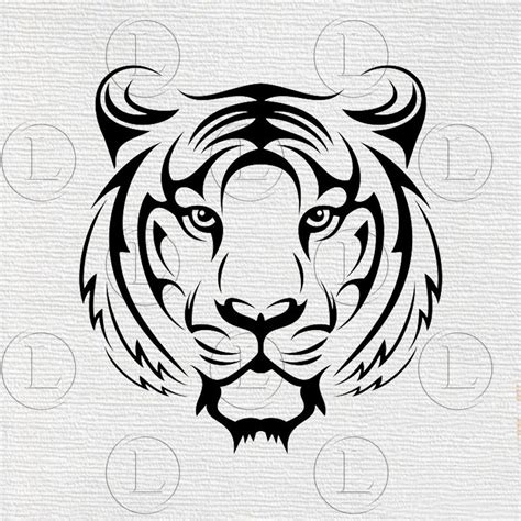 Tiger Svg Datei Tiger Svg Tiger Tiere Tiger Tiere Clip Etsy De