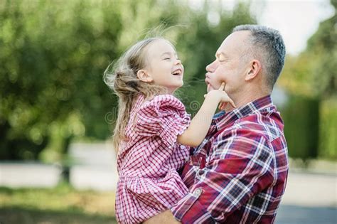 128 Granddaughter Kissing Grandfather Stock Photos Free And Royalty