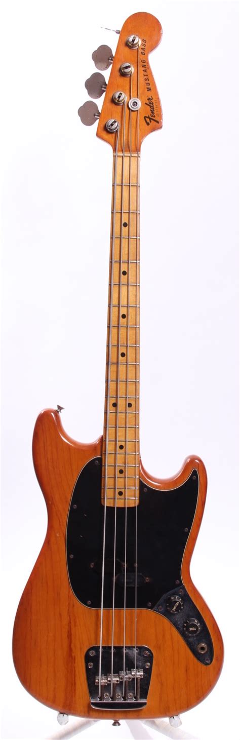 Fender Mustang Bass 1977 Natural Bass For Sale Yeahmans Guitars