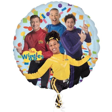 The Wiggles Party 45cm Group Foil Balloon Group The Wiggles Party