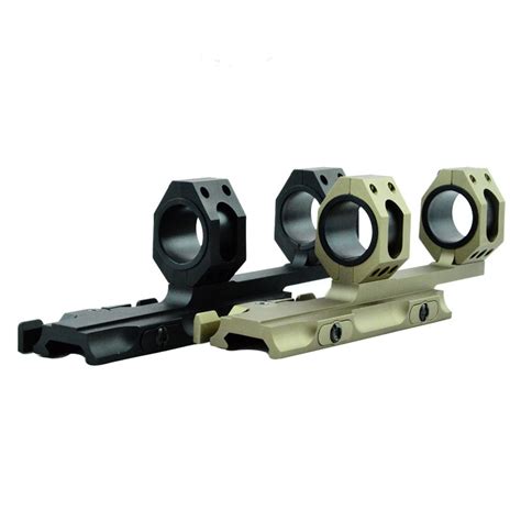 Tactical Qd Mount 25mm 30mm Dual Ring Cantilever Heavy Duty Rifle Scope