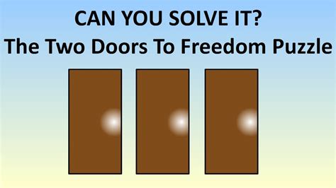 The Hardest Logic Puzzle Ever Simpler Version Two Doors To Freedom