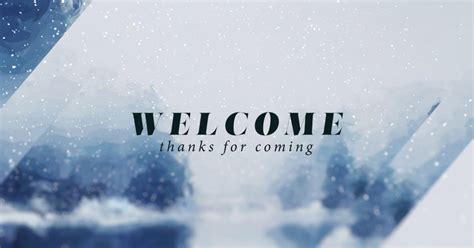 Let It Snow Welcome Still Background