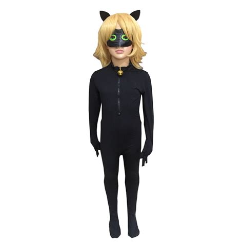 Ladybug Costumes Black Cat Noir Cosplay Adrien Marinette Superhero Lady