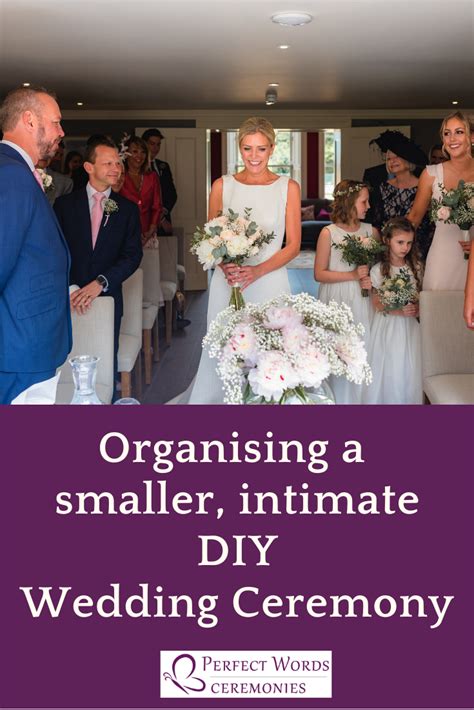 How To Organise A Smaller Intimate Diy Wedding Wedding Diy Wedding