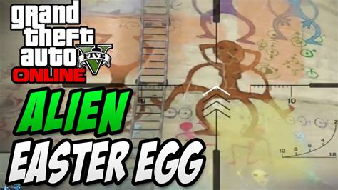 Gta 5 Online Hidden Alien Painting Easter Egg Secret Alien Mural