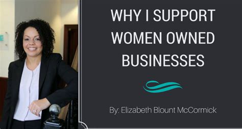 Why I Support Women Owned Businesses