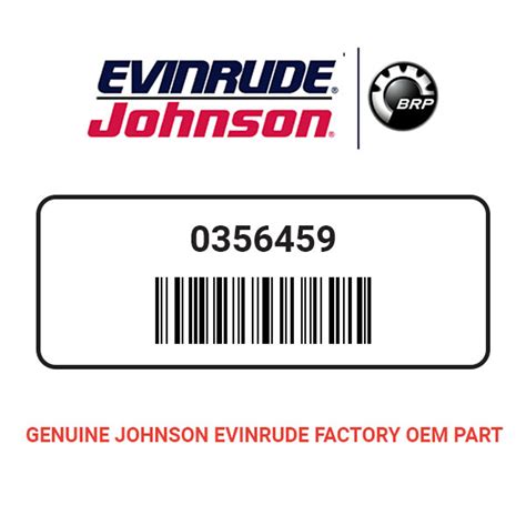 Johnson Evinrude 0356459 Plate Brp Logo Wholesale Marine